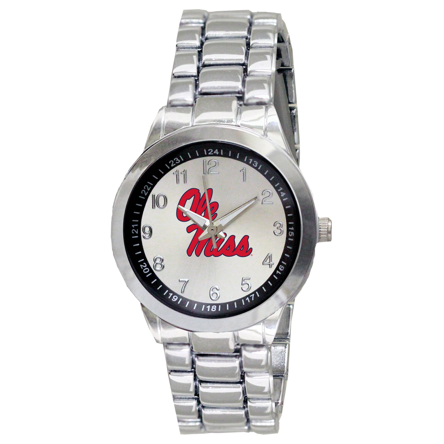 Women's Silver Ole Miss Rebels Integris Stainless Steel Watch