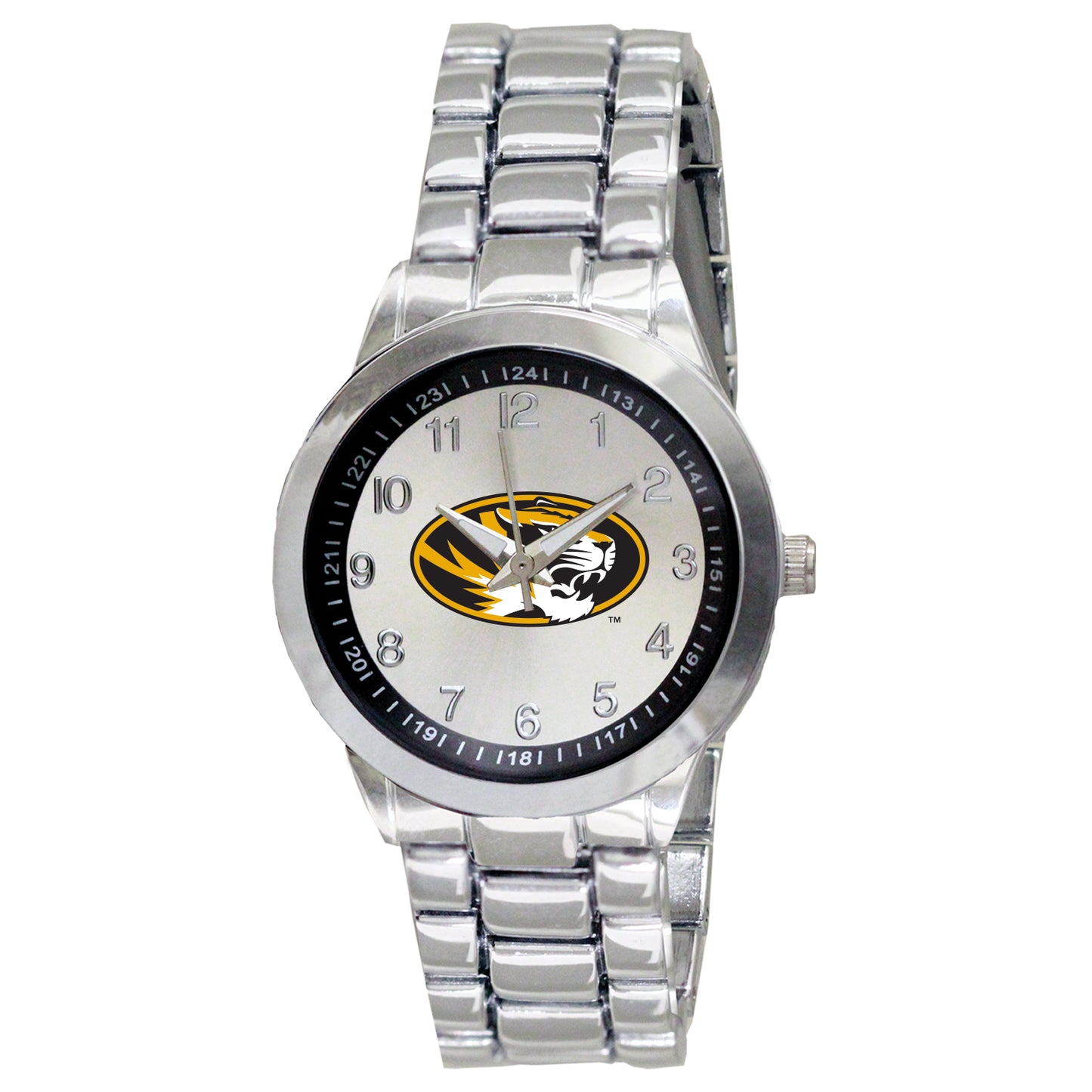 Women's Silver Missouri Tigers Integris Stainless Steel Watch