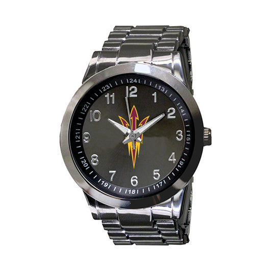 Men's Gunmetal Arizona State Sun Devils Integris Stainless Steel Watch