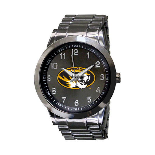 Men's Gunmetal Missouri Tigers Integris Stainless Steel Watch