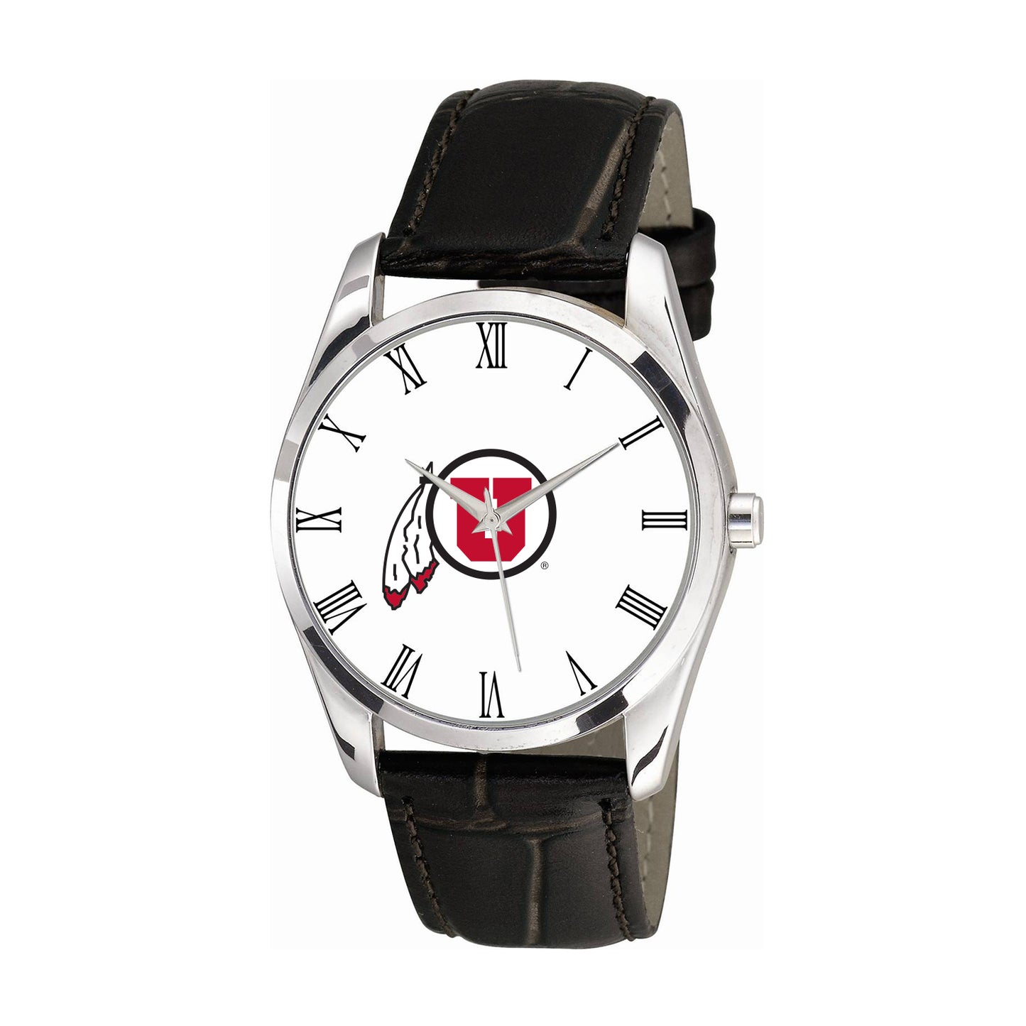 Women's Black Utah Utes Berkeley Leather Watch