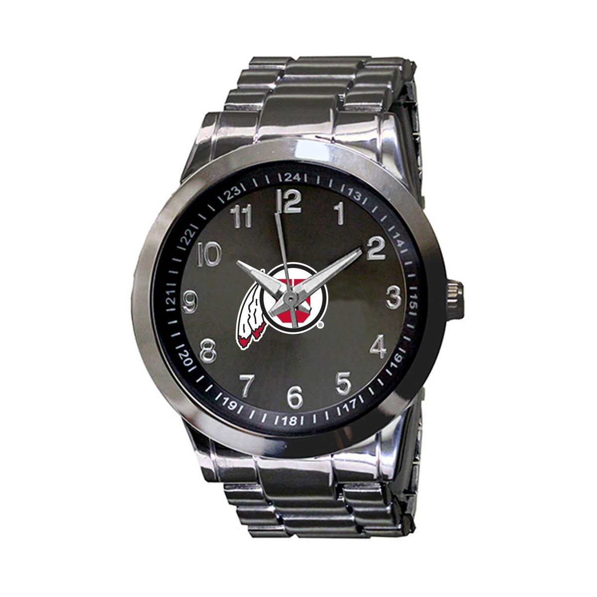 Men's Gunmetal Utah Utes Integris Stainless Steel Watch