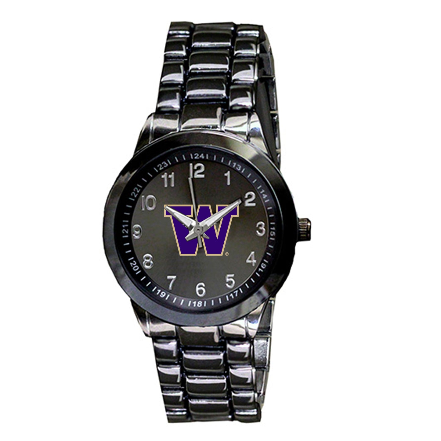 Women's Gunmetal Washington Huskies Integris Stainless Steel Watch