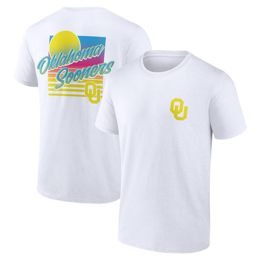 Men's  White Oklahoma Sooners High Hurdles T-Shirt