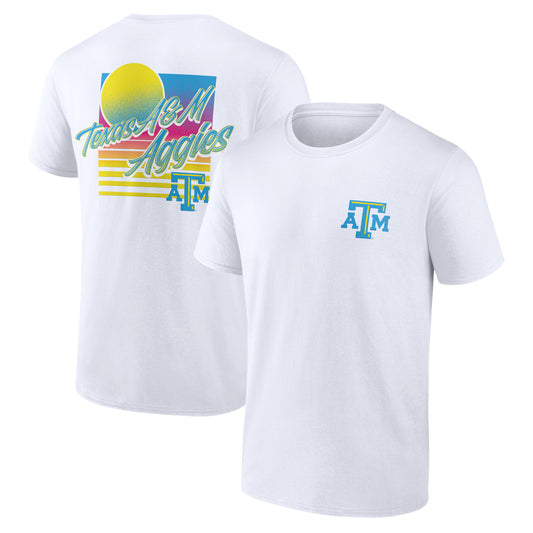 Men's  White Texas A&M Aggies High Hurdles T-Shirt