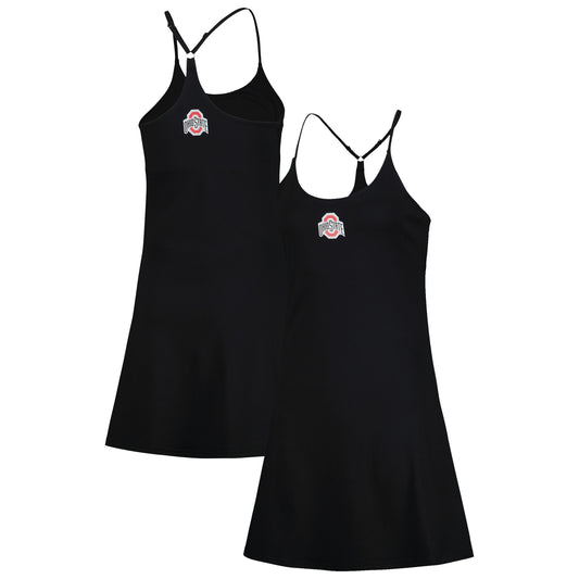 Women's Established & Co. Black Ohio State Buckeyes Campus Rec Dress