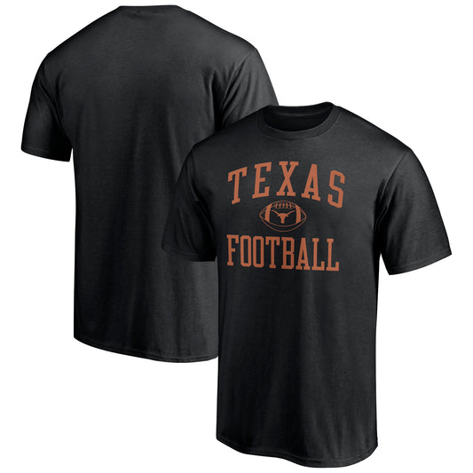 Men's  Black Texas Longhorns First Sprint T-Shirt