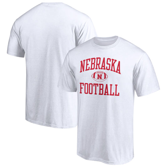 Men's  White Nebraska Huskers First Sprint T-Shirt