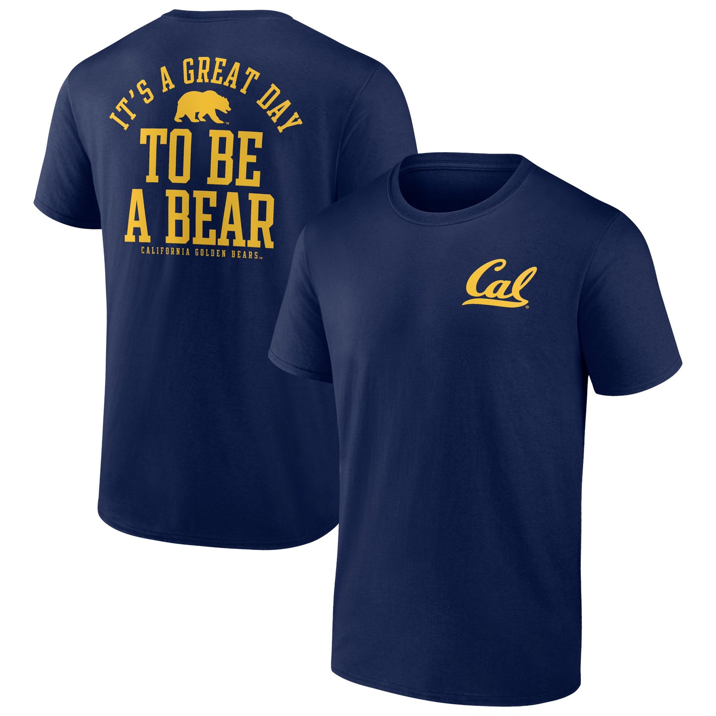 Men's  Navy Cal Bears Student Section T-Shirt