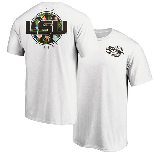 Men's  White LSU Tigers Botanic Glory T-Shirt