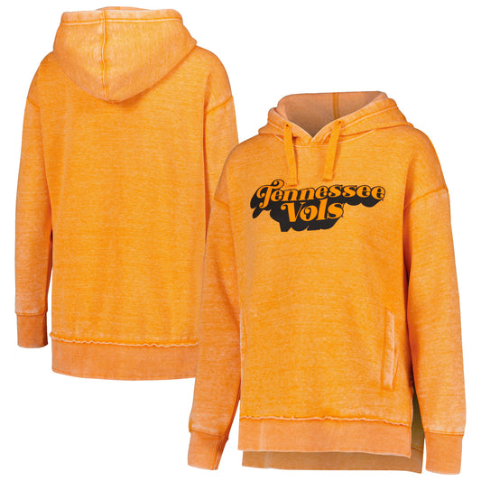 Women's Pressbox Tennessee Orange Tennessee Volunteers Vintage Falkland Pullover Hoodie