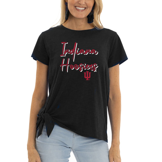 Women's Black Indiana Hoosiers Sophie T-Shirt