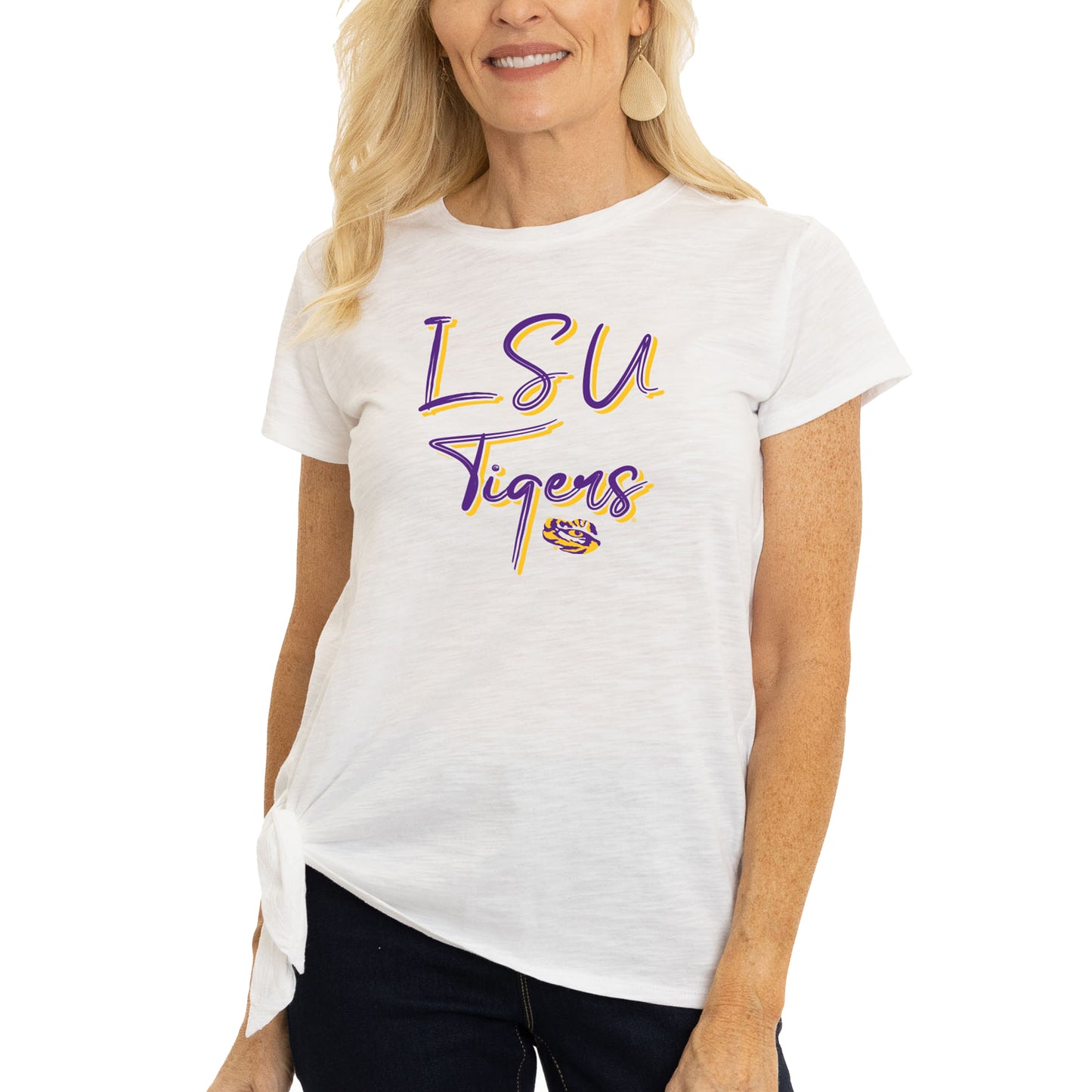 Women's White LSU Tigers Sophie T-Shirt