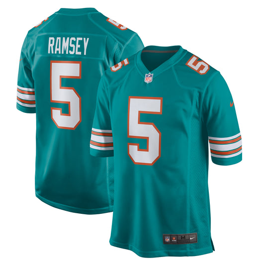 Men's Nike Jalen Ramsey Aqua Miami Dolphins Alternate Game Jersey