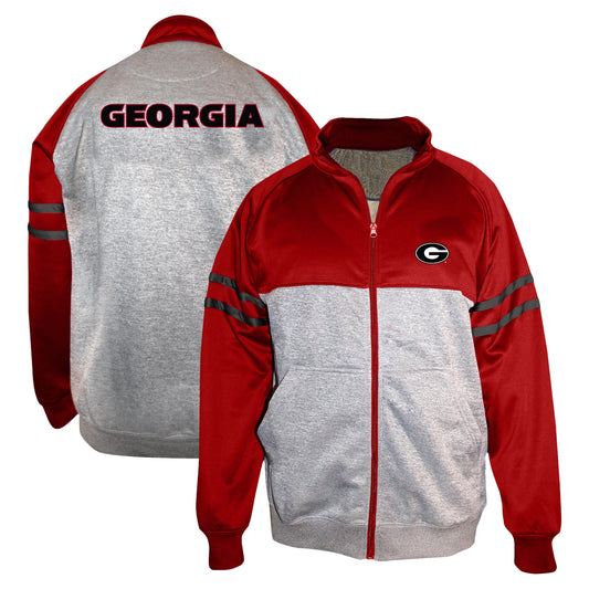 Men's Profile Red Georgia Bulldogs Big & Tall Fleece Full-Zip Jacket