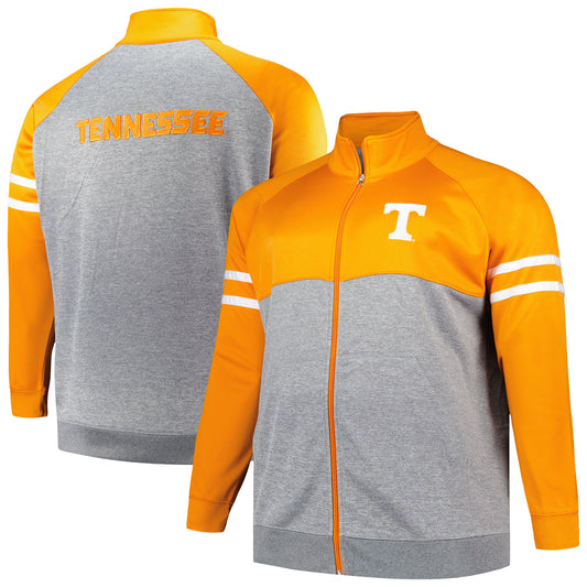 Men's Profile Tennessee Orange Tennessee Volunteers Big & Tall Fleece Full-Zip Jacket