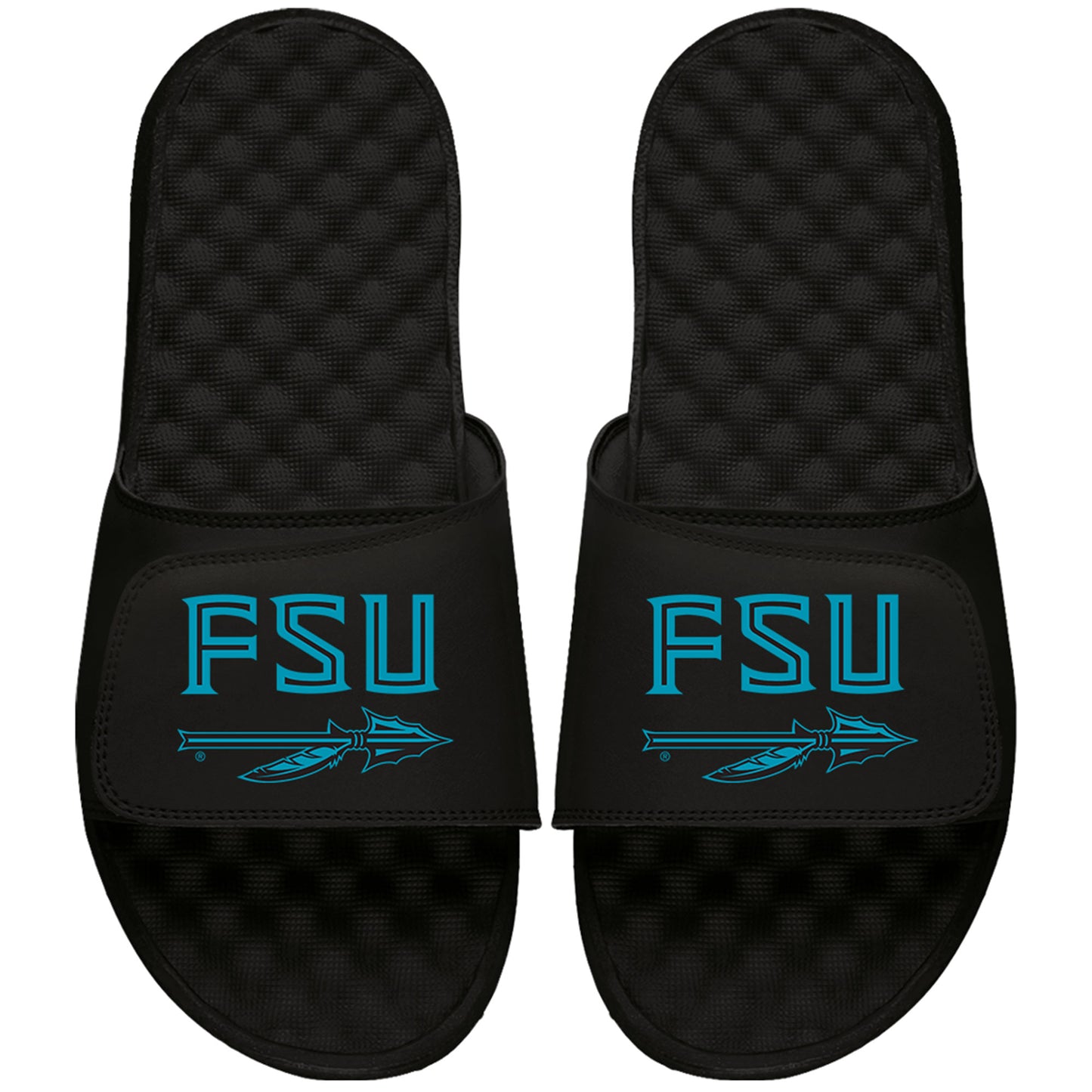 Men's ISlide  Black Florida State Seminoles Heritage Wordmark Slide Sandals