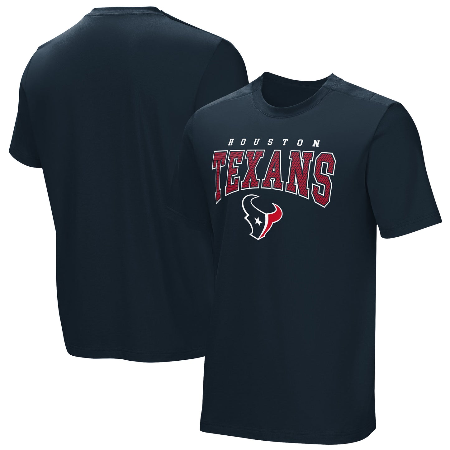 Men's  Navy Houston Texans Home Team Adaptive T-Shirt