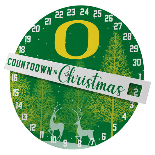 Pegasus Oregon Ducks Countdown to Christmas Wall Sign