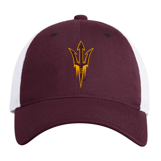 Men's adidas Maroon Arizona State Sun Devils Mascot Slouch Trucker Adjustable Hat