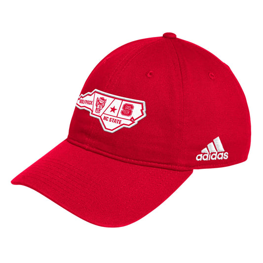 Men's adidas Red NC State Wolfpack State Slouch Adjustable Hat