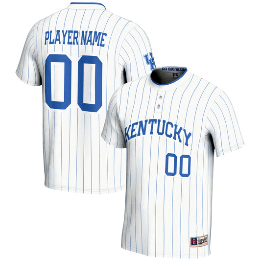 Unisex GameDay Greats  White Kentucky Wildcats  NIL Pick-A-Player Lightweight Softball Jersey