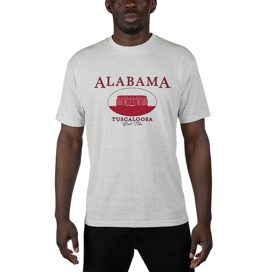 Men's Uscape Apparel  Gray Alabama Crimson Tide Sustainable Renew T-Shirt