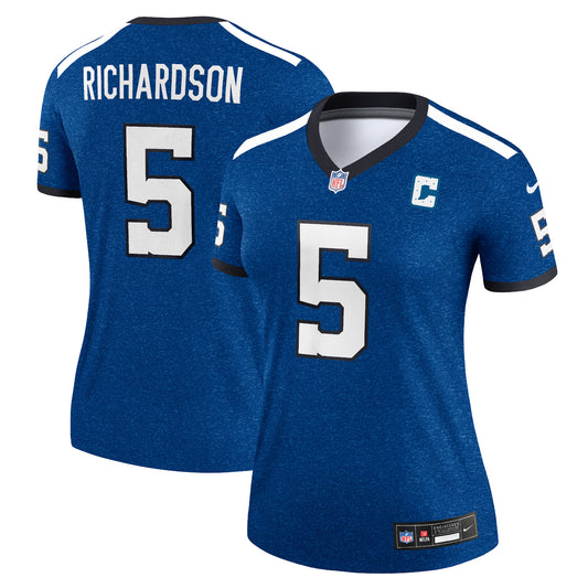 Women's Nike Anthony Richardson Royal Indianapolis Colts Alternate Legend Jersey