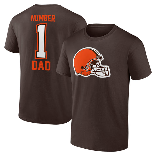 Men's Fanatics Brown Cleveland Browns Father's Day T-Shirt