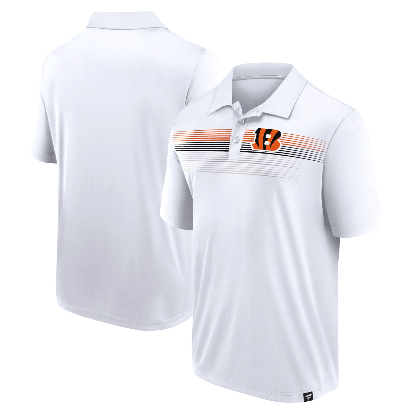 Men's Fanatics White Cincinnati Bengals Victory For Us Interlock Polo