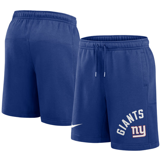 Men's Nike Royal New York Giants Arched Kicker Shorts