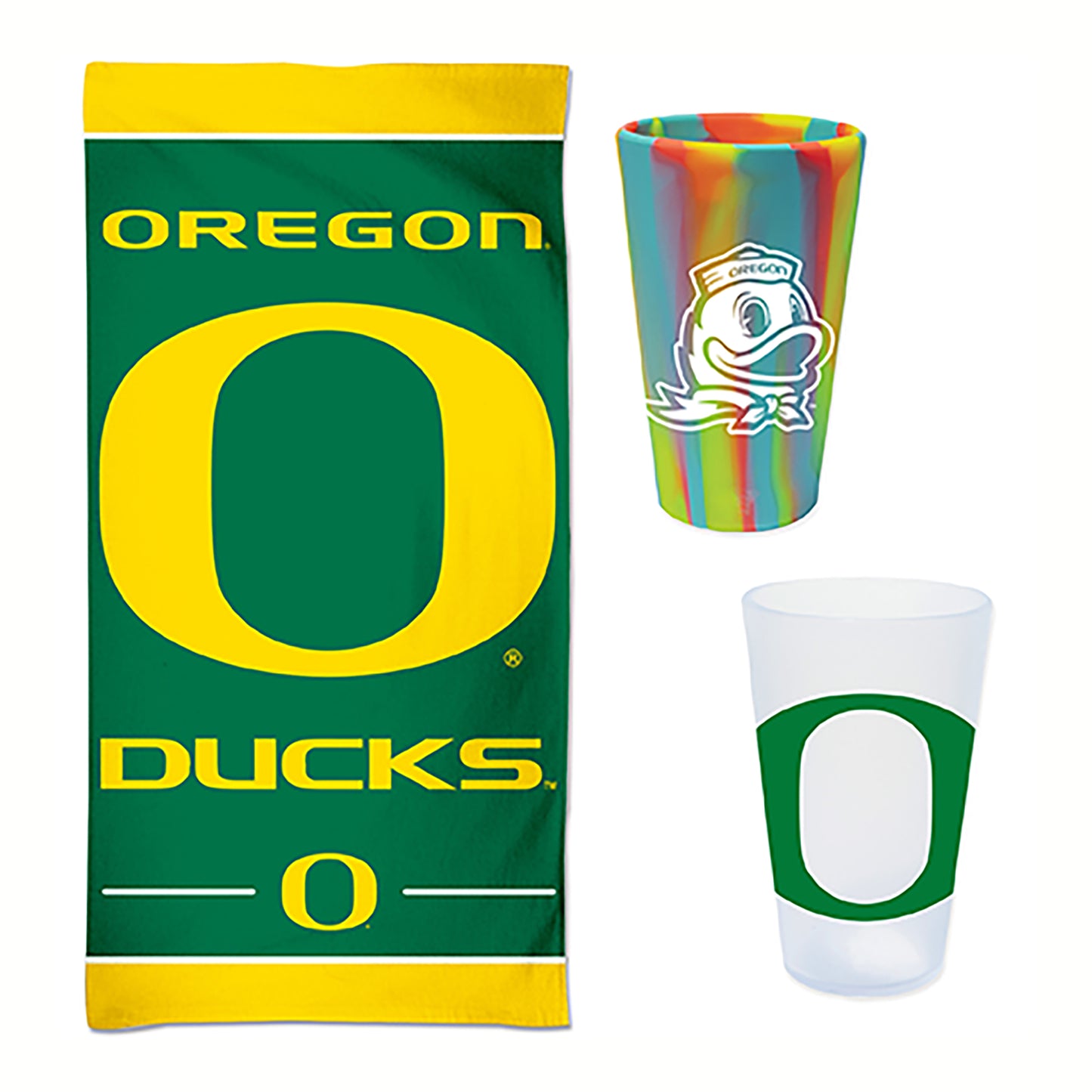 WinCraft Oregon Ducks Beach Day Accessories Pack