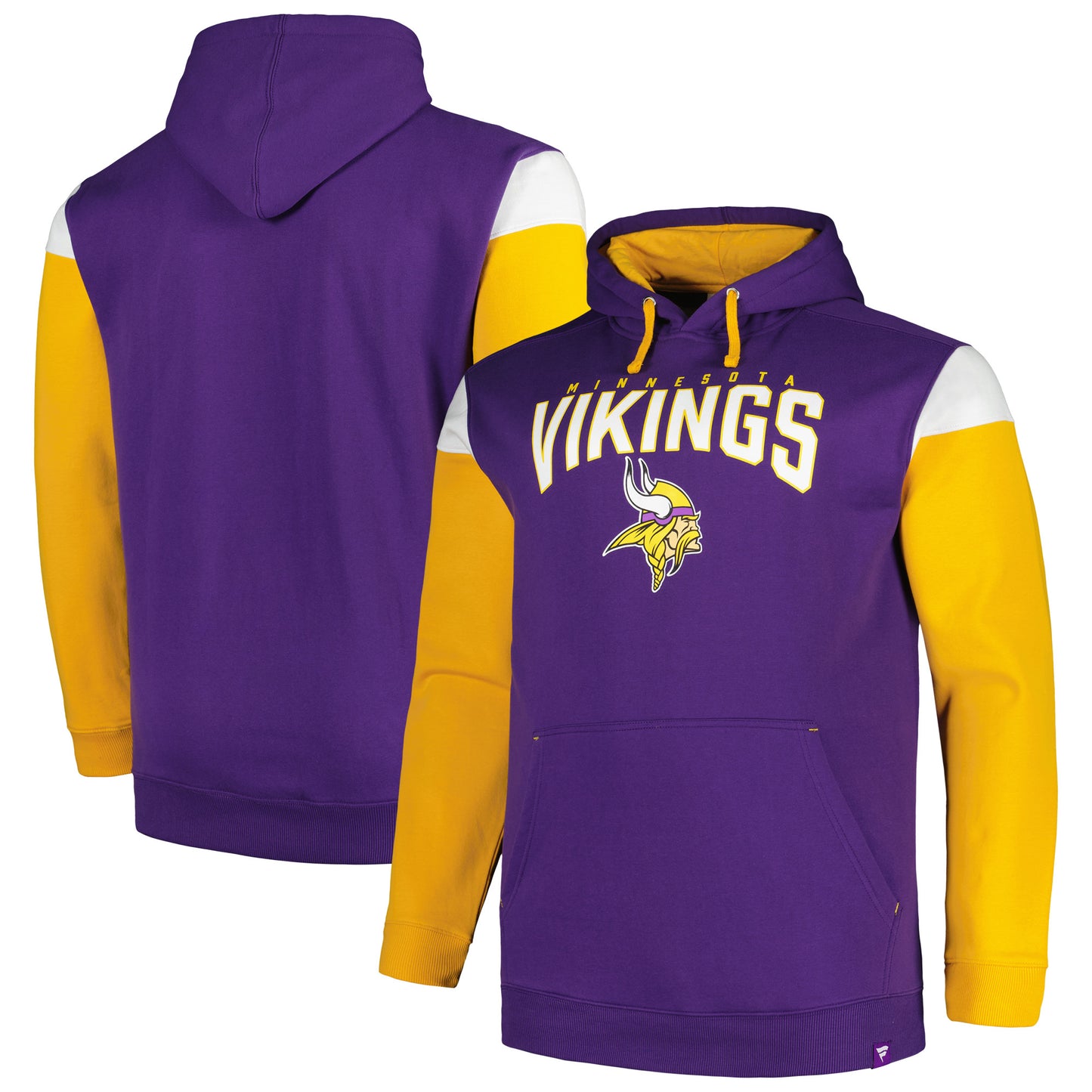 Men's Profile Purple Minnesota Vikings Big & Tall Trench Battle Pullover Hoodie