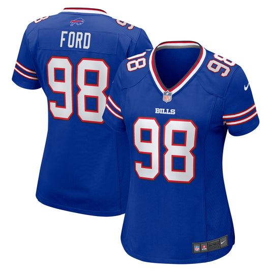 Women's Nike Poona Ford Royal Buffalo Bills Home Game Jersey