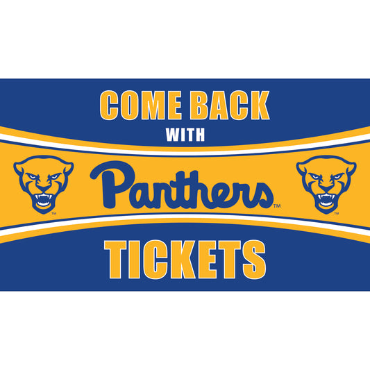 Pitt Panthers 28" x 16" Come Back With Tickets Door Mat