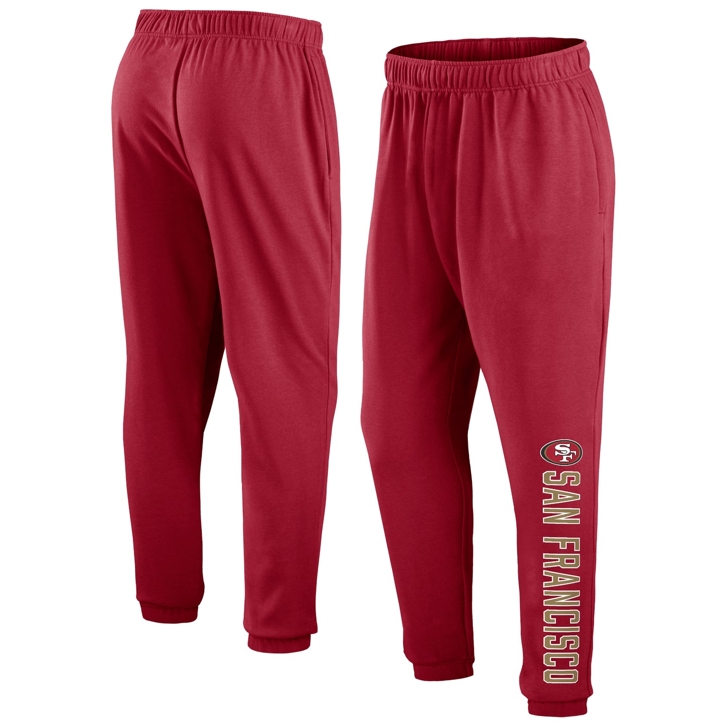 Men's Fanatics Scarlet San Francisco 49ers Big & Tall Chop Block Lounge Pants