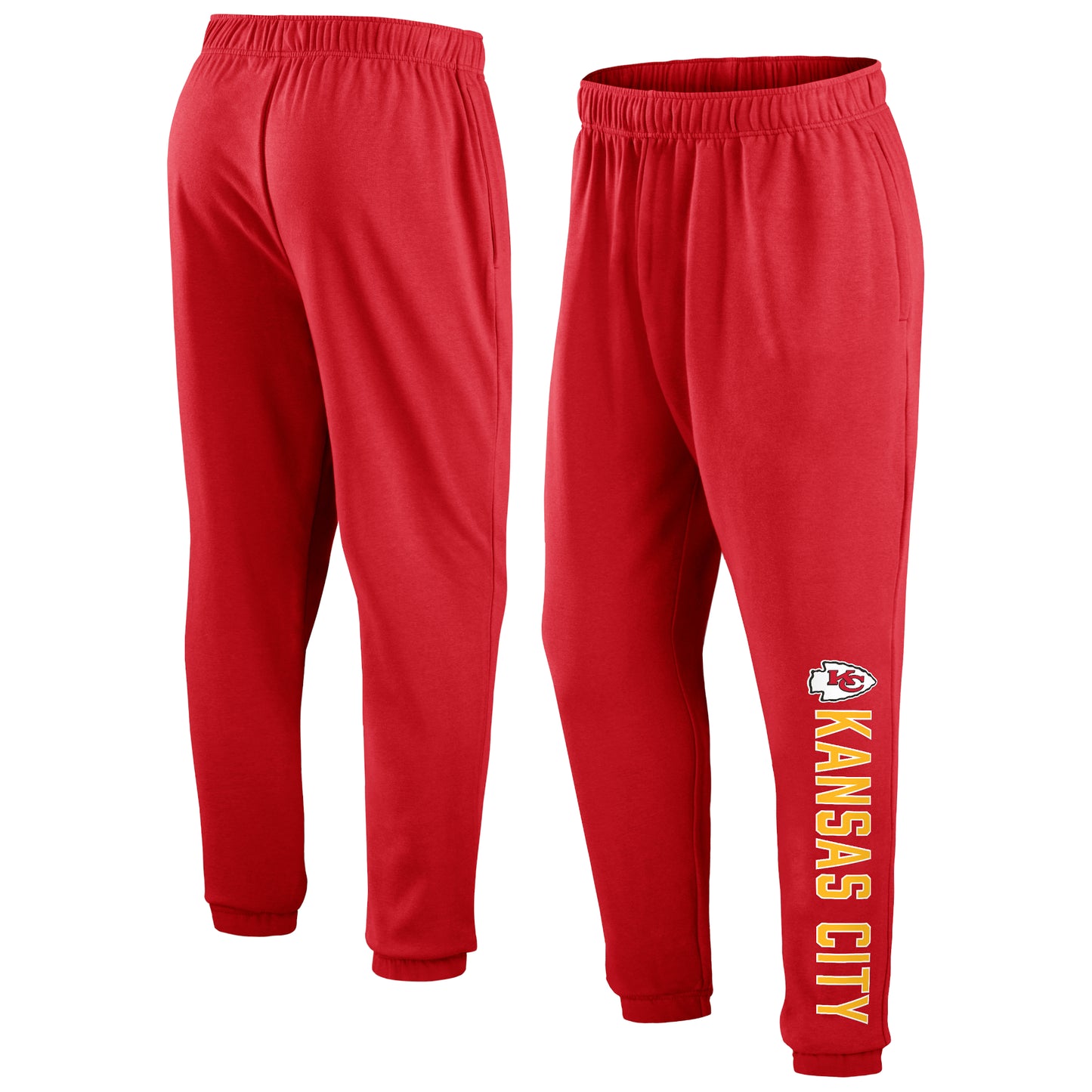 Men's Fanatics Red Kansas City Chiefs Big & Tall Chop Block Lounge Pants