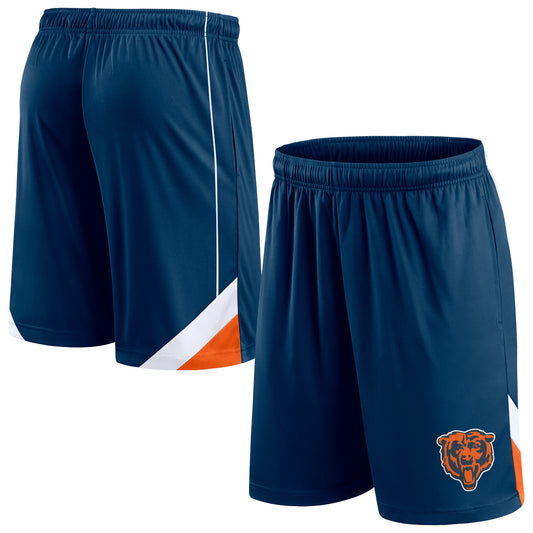 Men's Fanatics Navy Chicago Bears Interlock Shorts