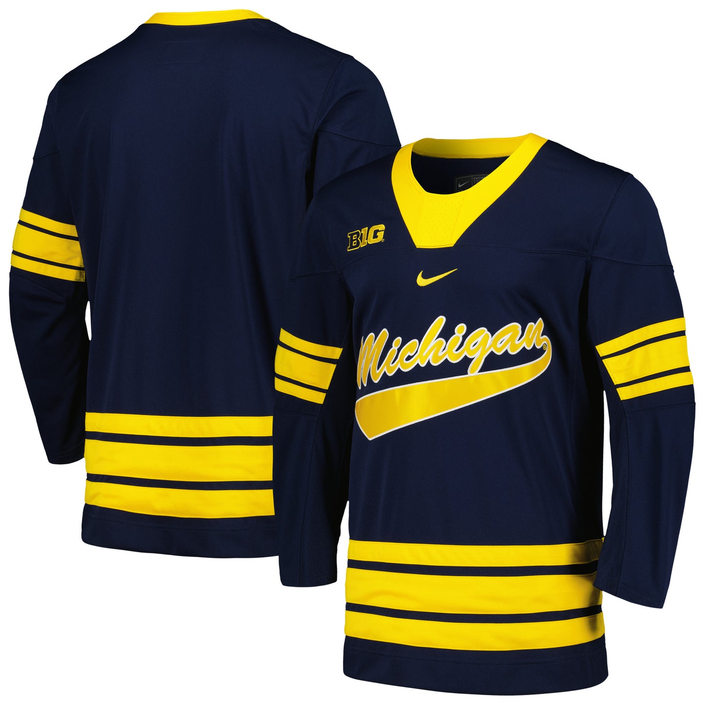 Men's Nike Navy Michigan Wolverines Replica Jersey