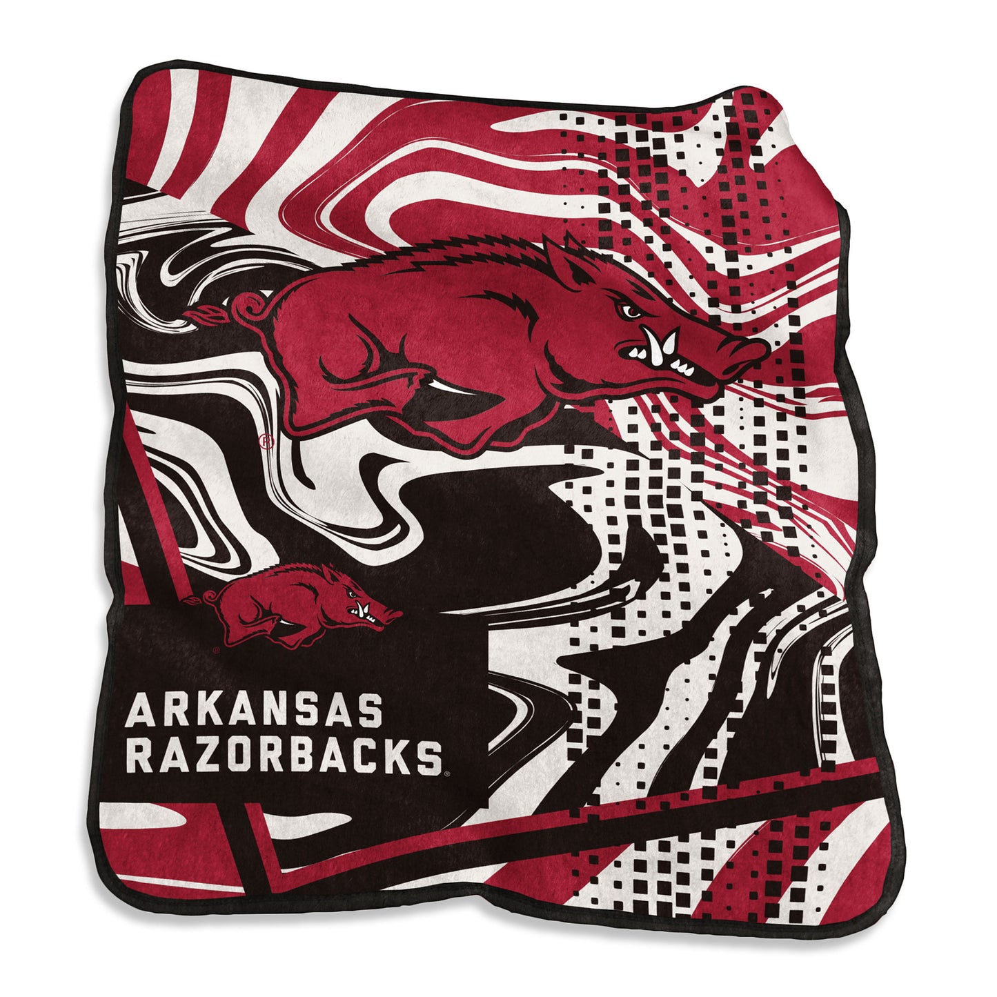 Arkansas Razorbacks 50" x 60" Swirl Raschel Throw Blanket