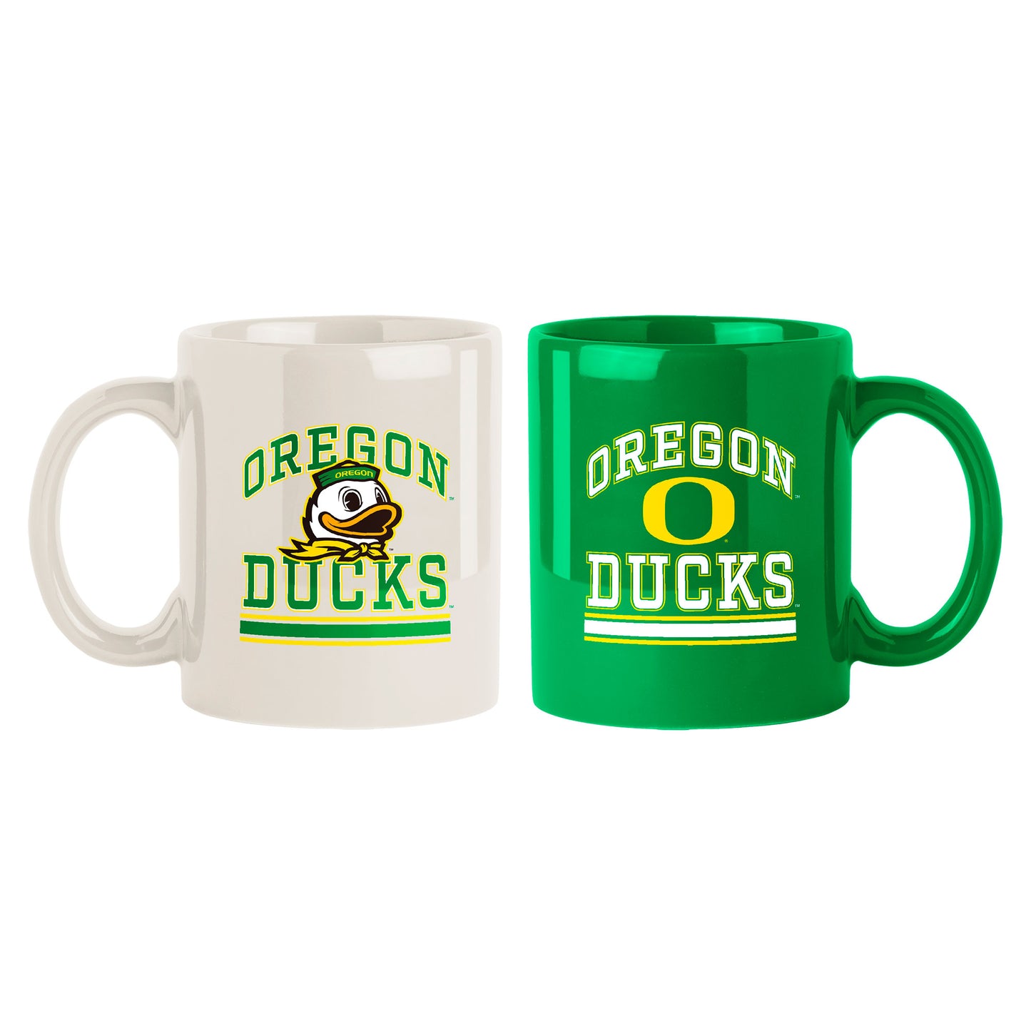 Oregon Ducks 2-Pack 15oz. Color Mug Set