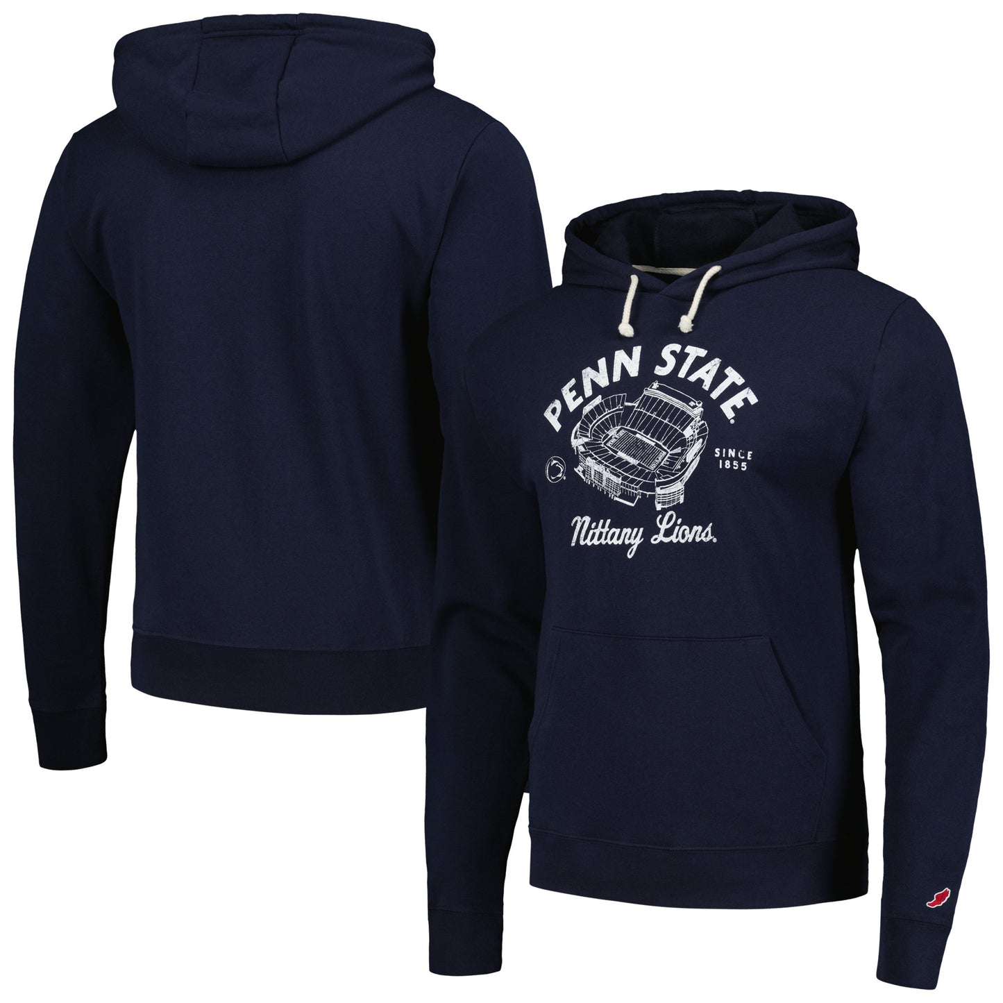 Men's League Collegiate Wear Navy Penn State Nittany Lions Stadium Essential Pullover Hoodie