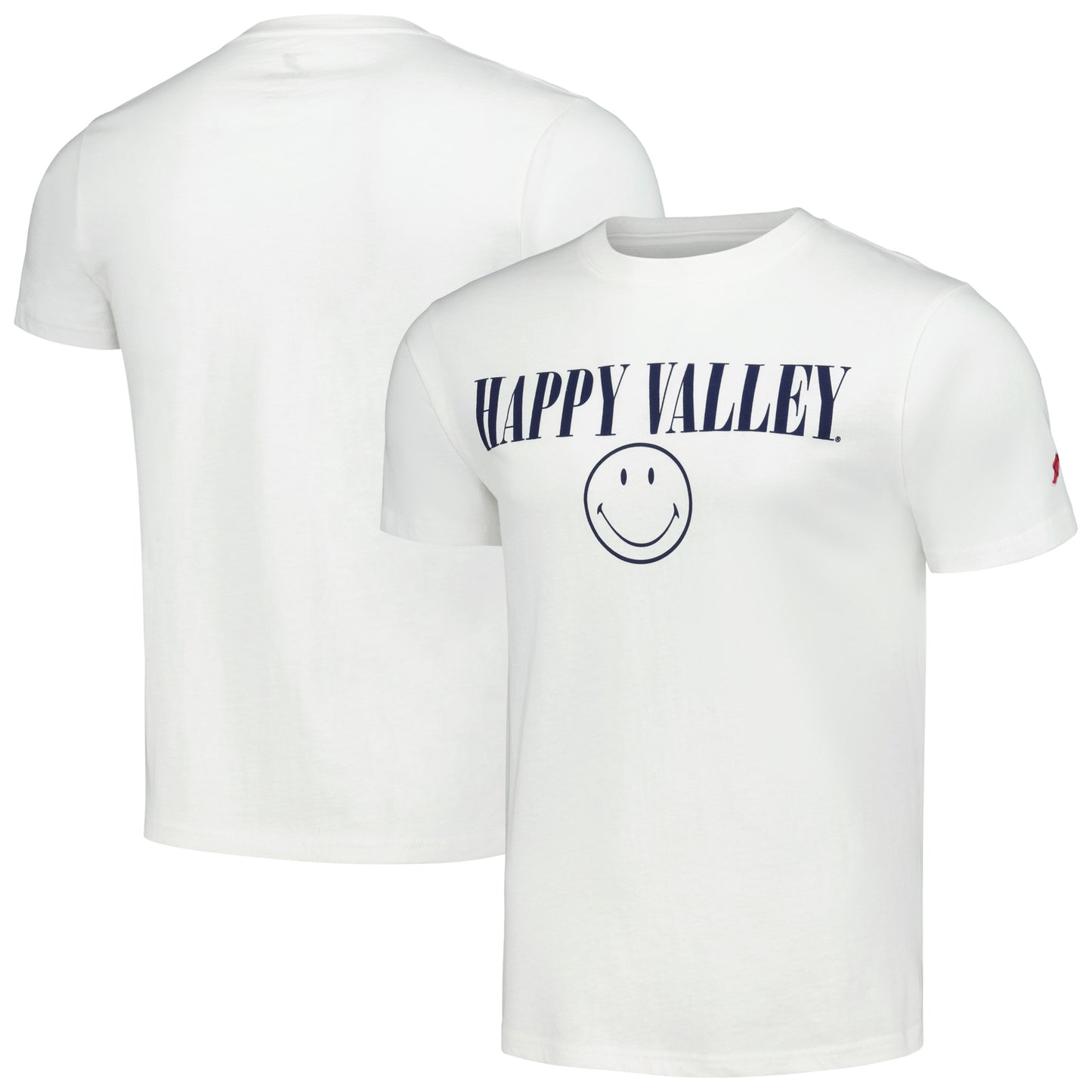 Men's League Collegiate Wear White Penn State Nittany Lions Smiley All American T-Shirt