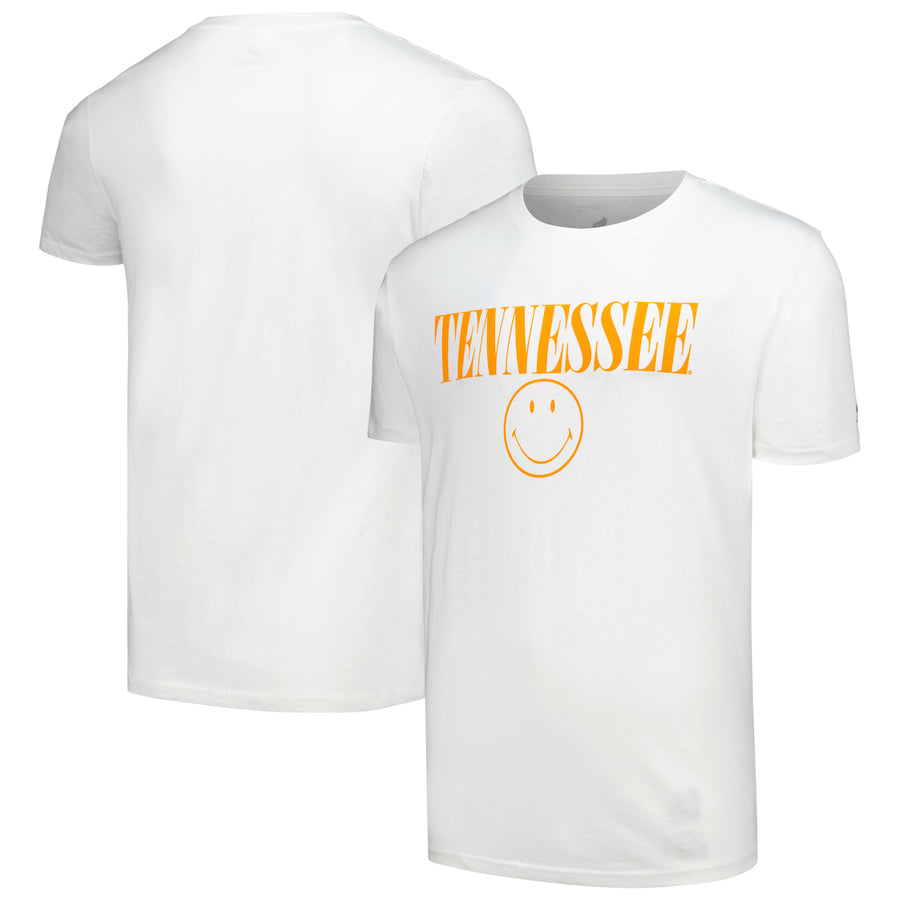 Men's League Collegiate Wear White Tennessee Volunteers Smiley All American T-Shirt