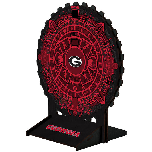 Georgia Bulldogs Aztec Circle Desk Calendar