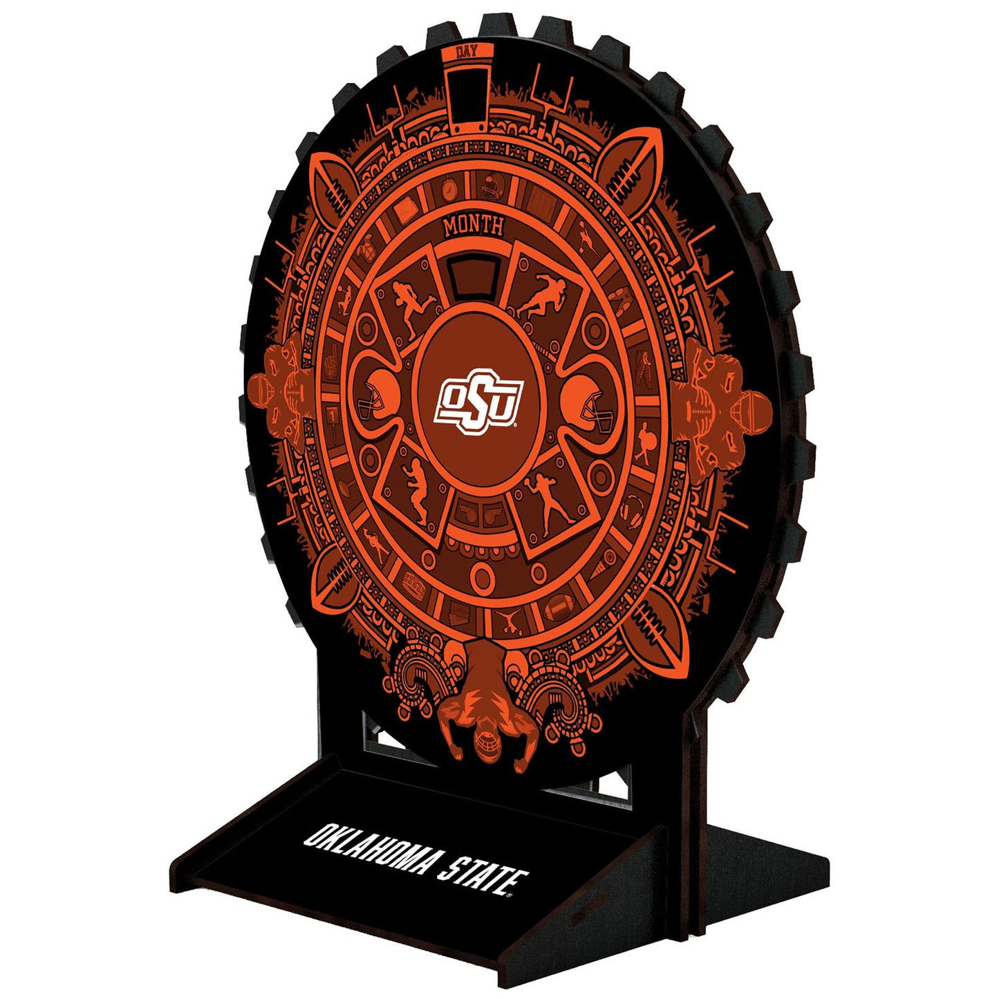 Oklahoma State Cowboys Aztec Circle Desk Calendar