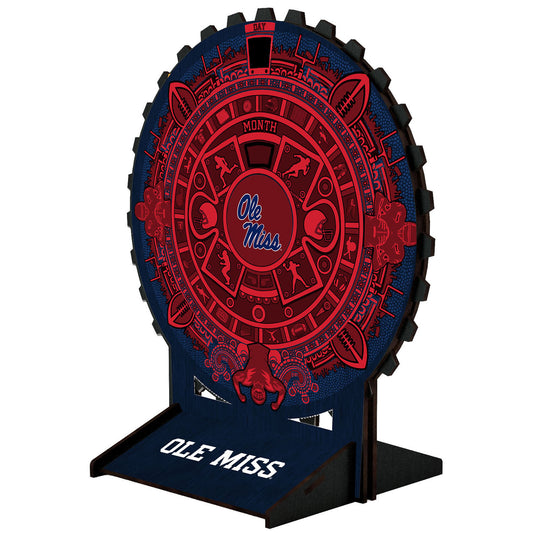 Ole Miss Rebels Aztec Circle Desk Calendar