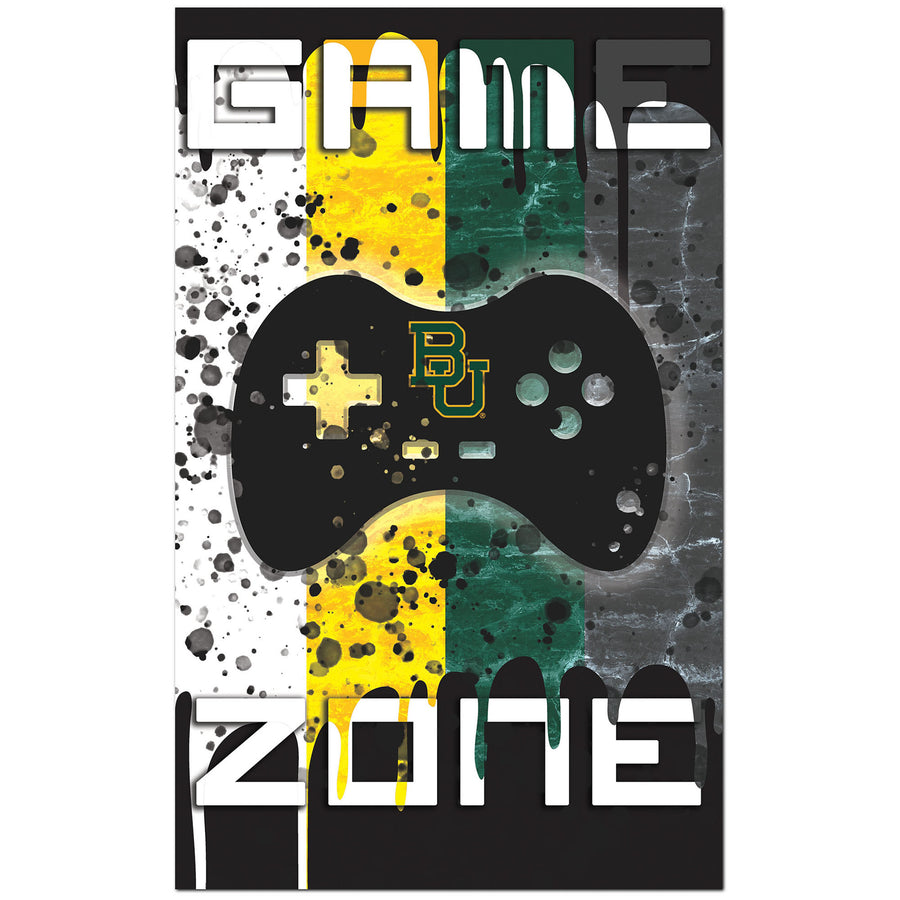 Baylor Bears 11" x 19" Grunge Wall Art