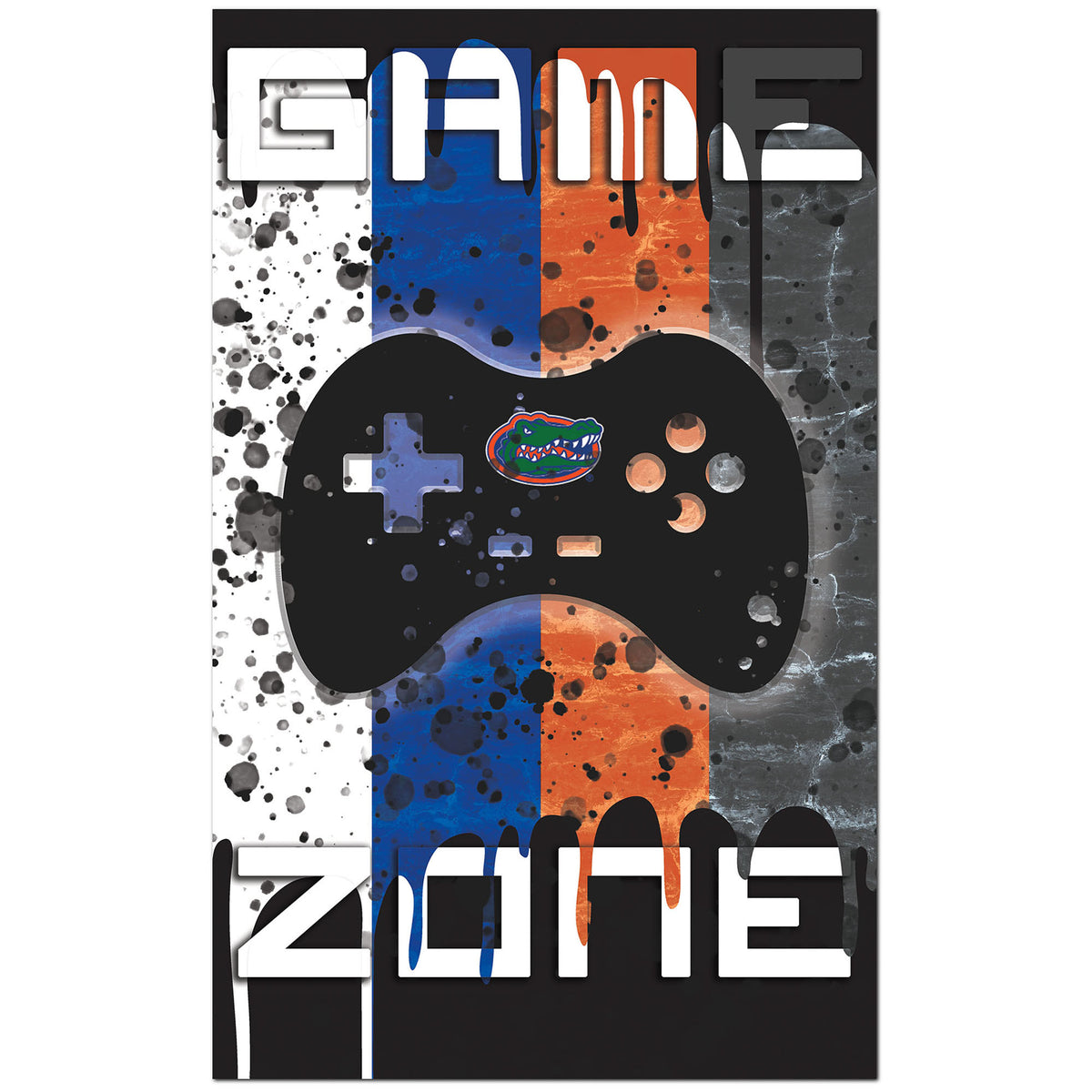 Florida Gators 11" x 19" Grunge Wall Art