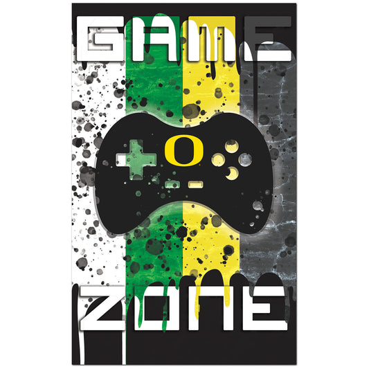 Oregon Ducks 11" x 19" Grunge Wall Art